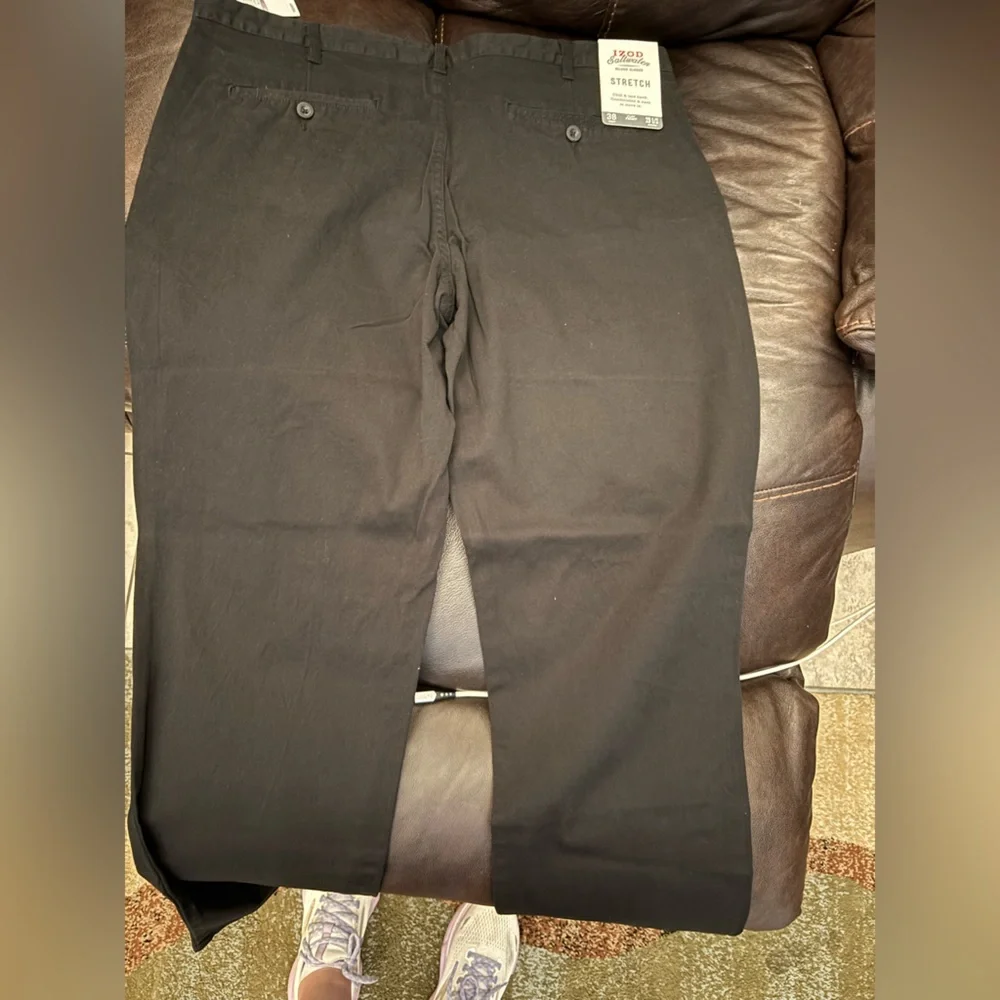 Izod Black Stretch Dress Pants